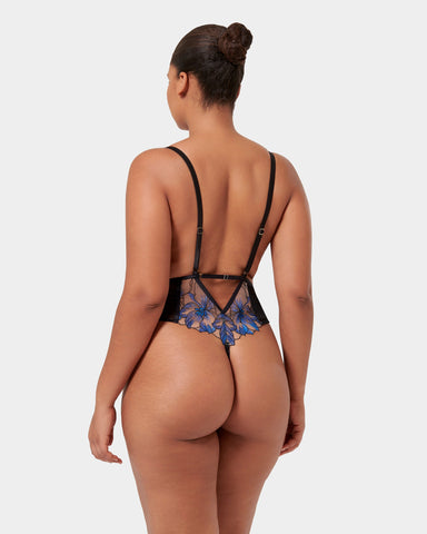 Lyandra Soft Body Egyptian Blue/Black/Sheer