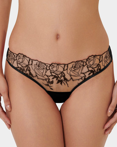 Rosalie Brief Black/Sheer