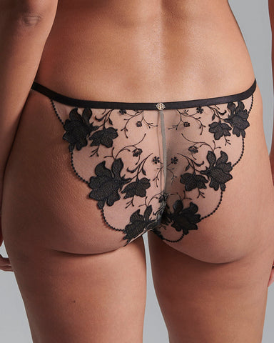 Yvette Brief Black/Sheer