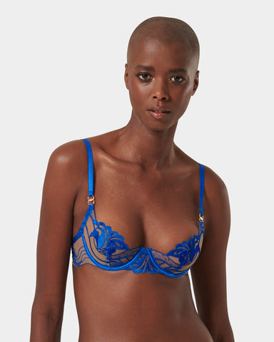 Monique Wired Bra Egyptian Blue/Sheer