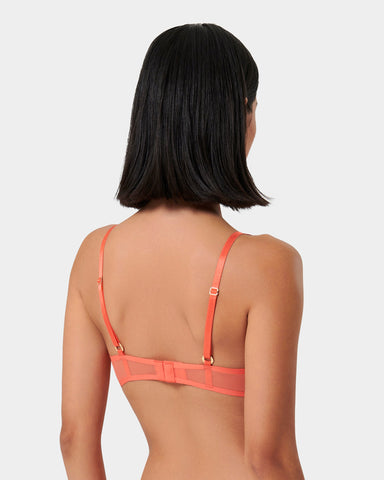 Naomi Soft Bra Hot Coral